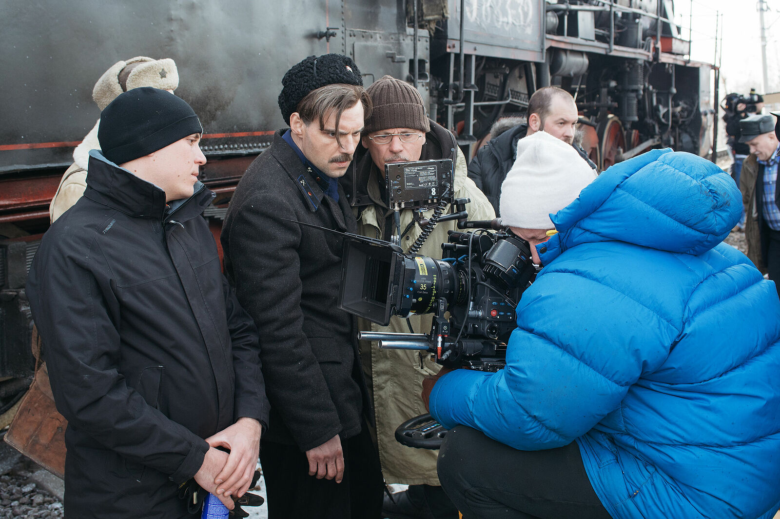 Фотограф Ян Линн. Съемка кинофильма. Без названия